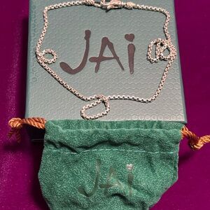 JAI Sterling Silver 2.7mm Box Chain 18” Inch Necklace 13.20 grams New with Box
